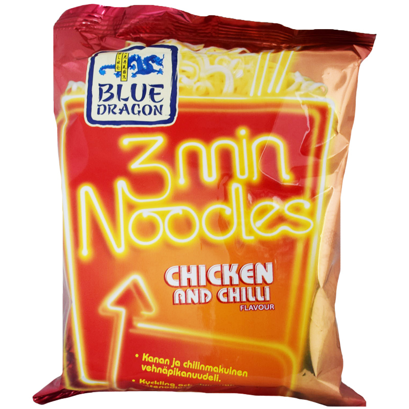 Pikanuudelit Chicken & Chilli, 86 g, Blue Dragon | Matsmart