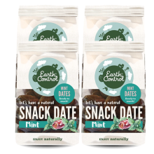 Earth Control Snack-taatelit Kaakao & Minttu 4-pack