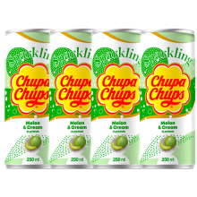 Chupa Chups Virvoitusjuoma Melon & Cream 4kpl