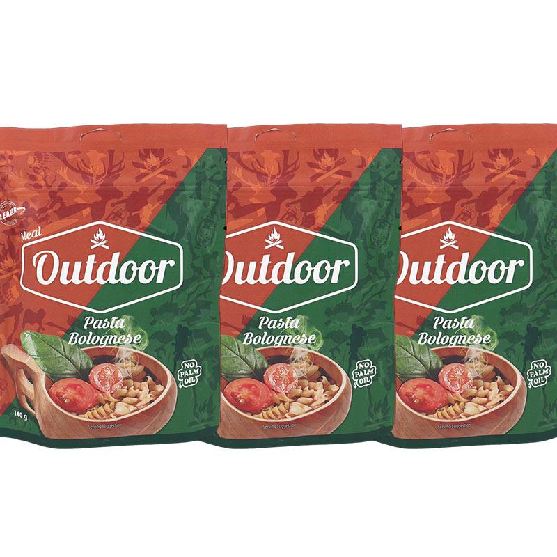 Pasta Bolognese Outdoor Meal 3kpl, 3 x 140 g, Leader | Matsmart