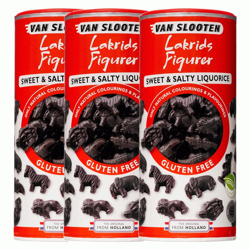 Van Slooten Lakritsisekoitus Animals 3kpl