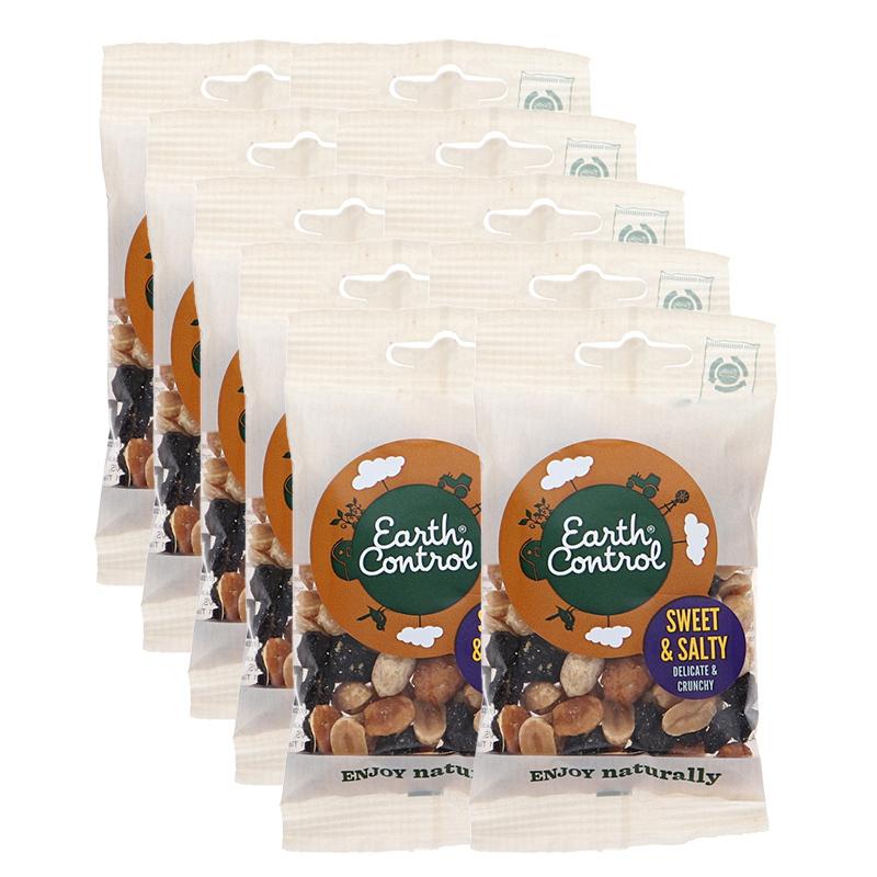 Earth Control Pähkinäsekoitus Makea & Suolainen 10-pack