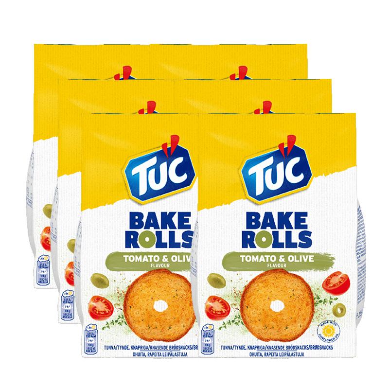 Tuc Leipälastut Tomaatti & Oliivi 6-pack