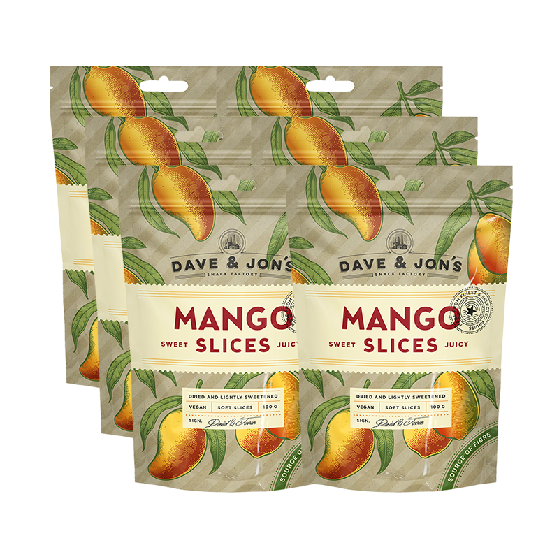 Dave & Jon's Kuivattu Mango 6-pack